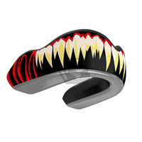Protector Bucal de MMA con Logotipo Personalizado, Impreso en 3D, Material EVA Ligero, Lavable, Ecológico, Protector Bucal de Boxeo