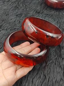 Brazalete Clásico de Resina Transparente |   Joyería hecha a mano para mujer, pulsera de resina botánica natural única, regalo de moda hecho a mano por HWC - Product Image 3