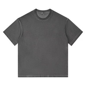 Camisetas Personalizadas OEM, Corte Ajustado, Lavado Ácido, 100% Algodón Teñido con Pigmentos, 300 GSM, Secado Rápido, Manga Corta para Hombre 2026 - Product Image 5