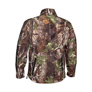 Logo personnalisé, veste en polaire unisexe, softshell 100% polyester, respirante, imperméable, impression par transfert de chaleur, performance pour la chasse - Product Image 6