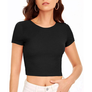 High Quality <b>Women's</b> Active Wear <b>Singlet</b> Tank Top Breathable Quick Dry Eco-Friendly Crew Neck Knitted Fabric Custom Logo Top - Product Image 5