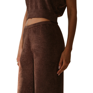 Conjunto de Sudadera Corta con Cremallera Completa y Pantalón de Pierna Ancha para Mujer, Ajuste Relajado, Atuendo Diario de Dos Piezas, Etiqueta Personalizada OEM ODM Ropa de Mujer - Product Image 6