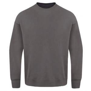 Wholesale High Visibility Solid Winter Knitted Long Sleeve Classic Sweatshirt Crewneck Blank <b>Techwear</b> Safety Workwear Pullover - Product Image 5