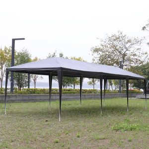 Black 10' X 30' Outdoor Wedding & Party <b>Tent</b> with 8 Removable Sidewalls Waterproof <b>Canopy</b> for Patio Weddings & Gatherings - Product Image 6