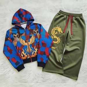Tenue de sport décontractée pour homme en coton molletonné, vêtements d'entraînement professionnels, doux, extensibles, chauds, confortables, collection de design personnalisé - Product Image 1