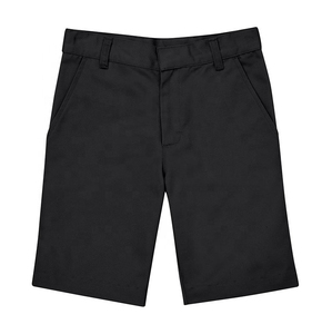 Shorts d'été décontractés pour hommes, taille mi-haute, fermeture boutonnée, logo frontal uni, infroissables, 100% polyester, confortables - Product Image 4