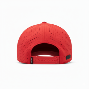 Casquette de baseball en toile de golf avec trous découpés au laser, casquette de baseball de haute qualité, casquettes de baseball imperméables, OEM ODM, casquette personnalisée avec logo en caoutchouc, style boxy - Product Image 4
