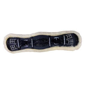 <b>Equestrian</b> English Saddle Premium Quality Dressage Saddle Girth With 100% SheepSkin Padding Horse Equipment Dressage Girth Cover - Product Image 1