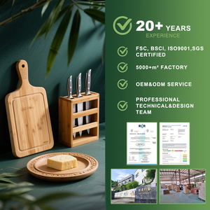Classic Bamboo Serving Tray Metal Handle Eco-Friendly Polished Wood Plate for Coffee Tea Dessert <b>Breakfast</b> Parties-Laser Logo - Product Image 5