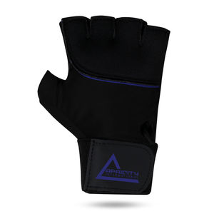 Guantes Deportivos Transpirables de Medio Dedo para Entrenamiento, Color Negro, para Levantamiento de Pesas, Ejercicio, Gimnasio, con Muñequera Ajustable - Product Image 6