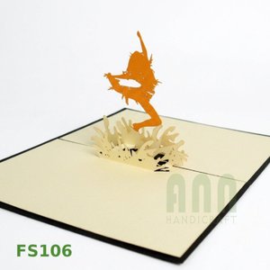 ANN HANDICRAFT Vuly Custom Printed 4 Color Die Cutting 3D Pop-Up 'Thank You' Thanksgiving Greeting Cards Vietnam Paper Material - Product Image 6