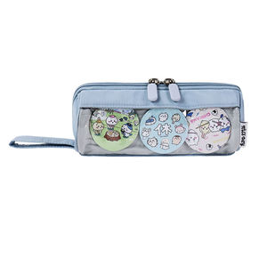 Estuche de Lápices Azul Claro Personalizable con Cierre de Cremallera, Diseño Orientado a la Estética, para Uso Escolar y de Oficina - Product Image 5