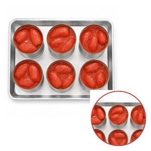 Délicieuses tomates Roma de qualité supérieure, conformes aux normes internationales, prix de gros, dans un bocal en verre de 720 ml, jus de tomate inclus. - Product Image 1