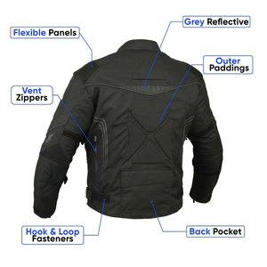 Chaqueta Cordura OEM de Marca Privada al por Mayor para Clubes de Motociclismo, Suministros Personalizados, Rango de Tallas, Producción a Granel - Product Image 5