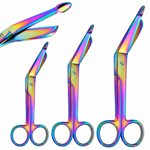 Tijeras para Vendajes Lister de 3 Pulgadas, 3.5'', 4.5'' y 5.5'', Multicolores Arcoíris, Instrumento Quirúrgico Personalizado - Product Image 3