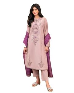 NUEVO desgaste diario Paquistaní Tamaño personalizado Vestido de mujer musulmana con diseño de estampado bordado Vestido paquistaní para mujer WS INTERNATIONAL - Product Image 1