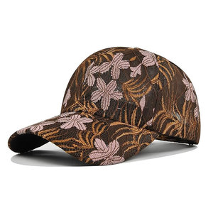 Casquette de baseball en dentelle florale pour femmes, couvre-chef léger et respirant, à la mode, pour l'été, les voyages et les activités de plein air - Product Image 1