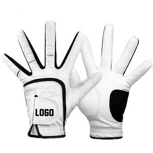 Leather golf gloves customize logo customize color customize size high quality product sheep skin strap closure - Product Image 4