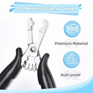 Pince à extensions capillaires pour extensions à la kératine, outil professionnel de fusion en acier inoxydable pour application et retrait - Product Image 2
