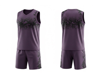 Uniforme de Baloncesto Profesional, Sublimado, Conjunto de Camiseta y Pantalones Cortos para Equipos Deportivos, para Hombres, Mujeres y Jóvenes - Product Image 5