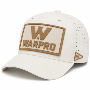 Gorra de Béisbol Blanca Warpro de 6 Paneles, Ajustada, de Malla Transpirable, con Logotipo en Relieve de Goma, Unisex, Casual, para Primavera/Verano - Product Image 5
