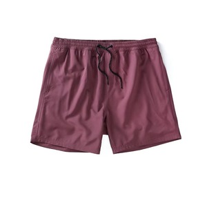 Shorts de bain pour hommes à séchage rapide et respirants, vêtements de plage décontractés, OEM, commandes en gros, 100% polyester, taille élastique - Product Image 1