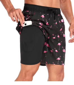 Trajes de Baño para Hombre, Tipo Boxer, Cintura Baja, Lavados, de Secado Rápido, con Diseño de Bolsillo Trasero, Pantalones de Playa Transpirables - Product Image 5