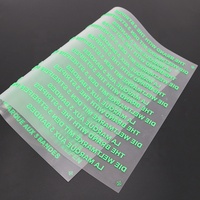 Étiquettes à paillettes presse-chaleur réfléchissante, transfert de chaleur, personnalisées, Logo de marque en 3D, pour T-shirts, 50 pièces