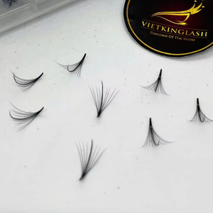 ขนตาปลอมแบบพัดสำเร็จรูป Wispy Loose Lashes  แบบถาด  ความยาวผสม  ความโค้ง CC  ขนแคชเมียร์  500 พัดสำเร็จรูป - Product Image 3