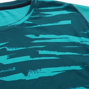 Camiseta de Manga Corta Oversize de Secado Rápido, Estampada, Tejida, Colección Casual Elegante, Tela Fina - Product Image 4