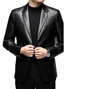 Men's Vintage Stone Milled Brown Motorcycle <b>Jacket</b> Genuine Calfskin Top Cowhide Bomber <b>Jacket</b> Winter Genuine Leather <b>Jacket</b> - Product Image 2