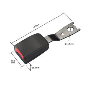 Hebilla de cinturón de seguridad CA02 de alta resistencia diseñada para asientos de maquinaria de construcción y ciclos de trabajo intensos. - Product Image 2