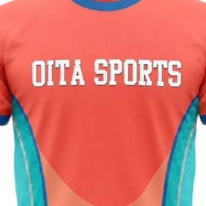 Unisex Coral Teal Sublimation Netball <b>Shirt</b> <b>Polyester</b> Short Sleeve Sportswear Athletic Team Uniform Competition Apparel - Product Image 6