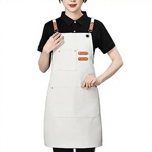 Tablier de cuisine et barbecue avec logo personnalisé imprimé, lavable et durable - Product Image 4