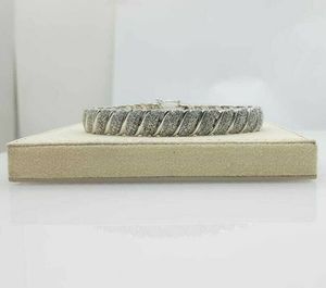 4.81 Cttw Natural White Diamond Tennis <b>Bracelet</b> 925 Sterling Silver 8 Inch, Round Cut Prong Set Wide <b>Bracelet</b> for Women - Product Image 3