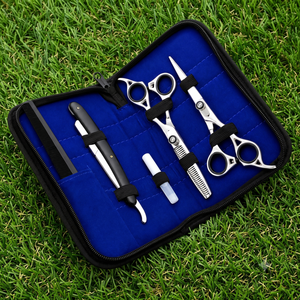 Ciseaux de coiffure professionnels japonais en acier inoxydable de 6,5 pouces, arc-en-ciel, à manche long, pour couper et effiler les cheveux, avec peigne rasoir, qualité supérieure - Product Image 6