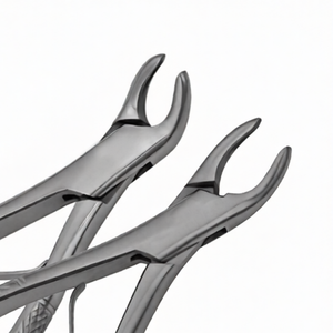 Ensemble de 2 pinces d'extraction manuelles universelles pour pédo # 150 12S # 151 12S Outils d'extraction dentaire pédiatrique en acier inoxydable ergonomiques - Product Image 4