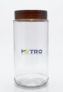 Premium 750 ML Screw Glass <b>Jar</b> Food Safe Airtight Lid Honey <b>Jam</b> Spice Storage Container <b>for</b> Home Kitchen Use - Product Image 1