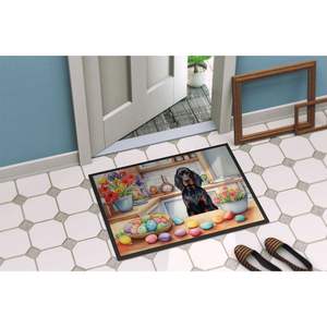 Nouveau extérieur et intérieur 18H X 27W antidérapant Low Pile Easter Gordon Setter paillasson lavable tapis d'entrée - Product Image 4