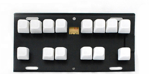 <b>Arcade</b> Mario <b>Game</b> <b>Machine</b> Pikachu Keyboard with 14 Keys Without Light Metal All Types Plug - Product Image 2
