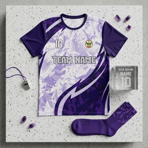 Ensemble de maillot de football personnalisé pour hommes, tenue d'entraînement respirante, vêtements de sport - Product Image 1