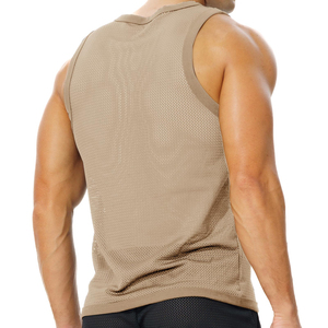 Ergonomic Fit Design Performance <b>Men</b> Tank Top <b>For</b> Training Sleeveless Shirt <b>For</b> <b>Men</b> High Elasticity Gym Workout <b>Singlet</b> Vest - Product Image 2