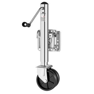 Martinetto per Rimorchio Barche e Moto d'Acqua, Capacità di Carico 2000 Libbre, Ruota Singola Girevole, Maniglia Ergonomica, Materiale PP - Product Image 1