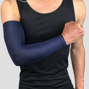Unisex <b>Cycling</b> Arm Sleeve Gradient Color Print Anti-Uv Protection For Adults Outdoor Use - Product Image 4