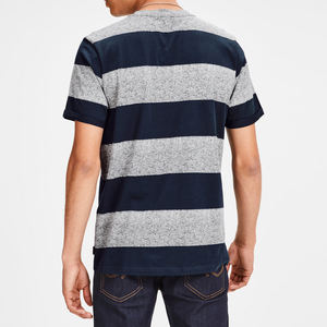 Camisetas al por mayor - ¡Gran oferta! Camisetas personalizadas para hombre con logo, ajuste oversize, 100% algodón, antipilling, patrón geométrico - Product Image 4