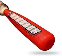 Batte de baseball et de softball lourde de 24 pouces/25 oz, utilisable d'une seule main, en bois d'érable massif de qualité professionnelle pour améliorer la force, par NAQASH SPORTS