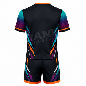 Uniforme de football de haute qualité 100% polyester, nouveau design en stock, uniforme d'équipe, tenue de football - Product Image 2