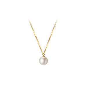Collar de Perlas de Agua Dulce de 6-7 mm con Hebilla de Herradura de Plata de Ley S925, con Luz Intensa, Uso Diario, Círculo Perfecto con Ligeras Imperfecciones - Product Image 5