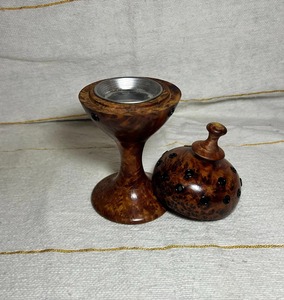 Brûleur à Bakhoor en bois artisanal de luxe de bonne qualité pour salon ou chambre et pour offrir en cadeau - Product Image 3