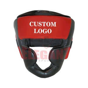 2024 Custom Logo <b>Head</b> Guard Boxing Guard for Fighting <b>Training</b> Genuine Leather <b>Head</b> Guard - Product Image 1